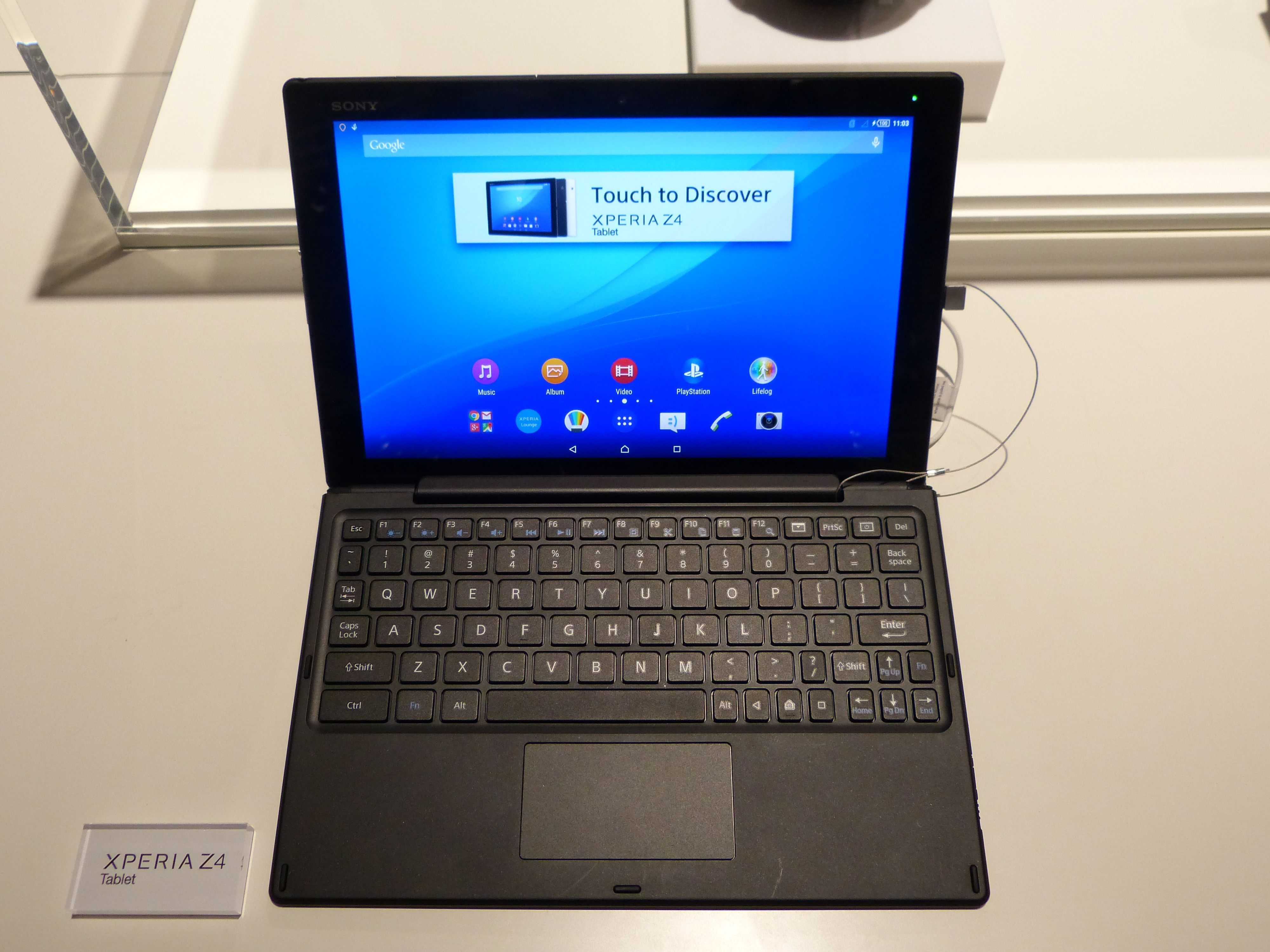 Sony Xperia Z4 Tablet and Keyboard Ultra mobile Android productivity