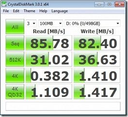 cdiskmark battery high perf