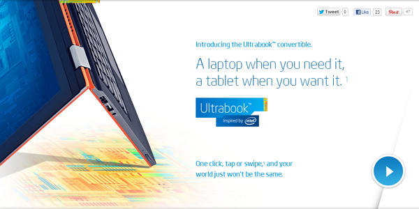 intel ultrabook convertibles