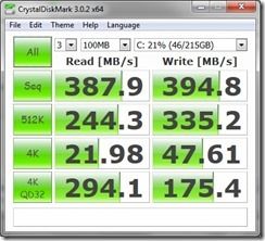 crystaldiskmark battery balanced