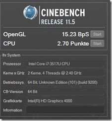 Cinebench battery balanced