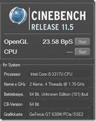 Cinebench OpenGL GT630M