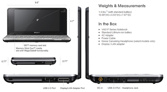 vaio p perspective