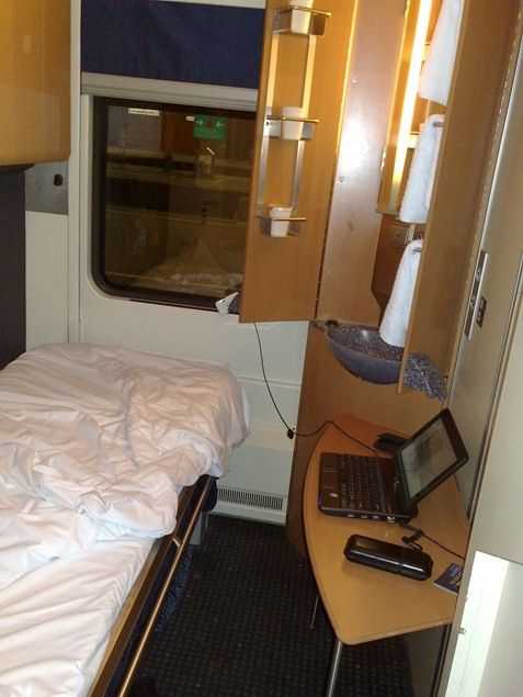 Mobile Office (DB NachtZug)