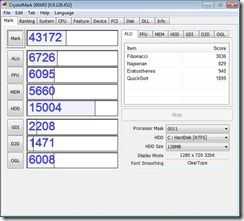 crystalmark - fresh x64 w7hp  4gb ssd