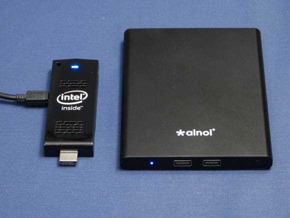 Intel Compute Stick and Ainol Mini PC. Same CPU, different markets.