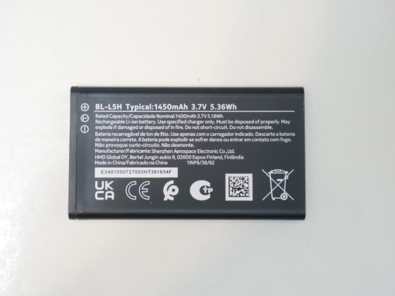 Nokia 105 4G 2023 battery BL-L5H